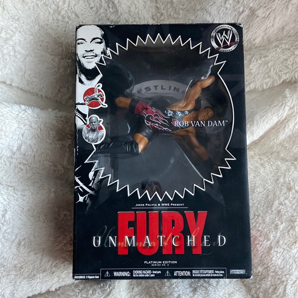 Rob Van Dam Jakks Pacífica & WWE Present fury unmatched platinum edition series